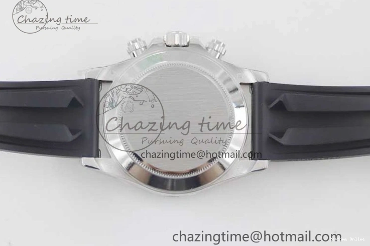 0509 WeatherProof Daytona 116519 SS TWF 1:1 Best Edition 904L Steel Gray Meteorite Black Dial on Oysterflex Strap A 2410